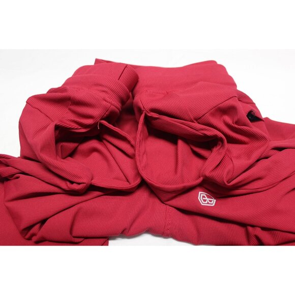 Born Primitive women's zippered stretch cranberry‎ recovery joggers XXL - Picture 9 of 12